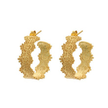 Load image into Gallery viewer, Riley Filigree Hoop Earrings