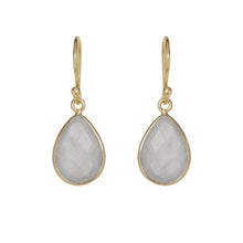 Load image into Gallery viewer, Ava Earrings - Grey Chalcedony
