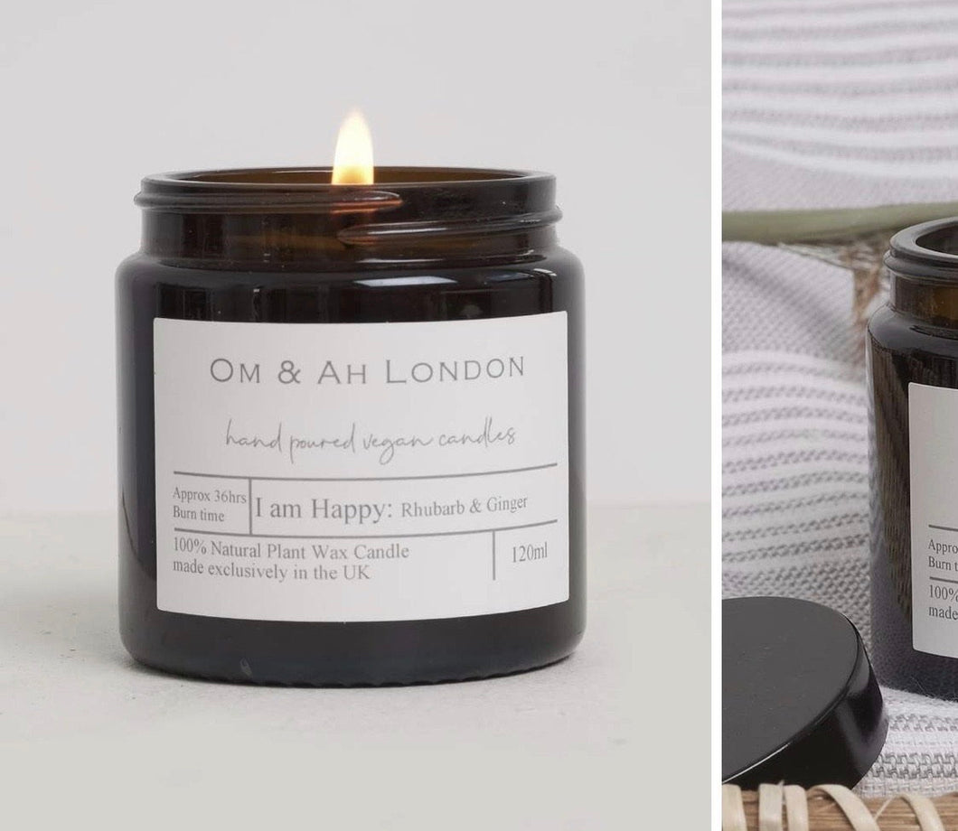 “I Am Happy” Candle