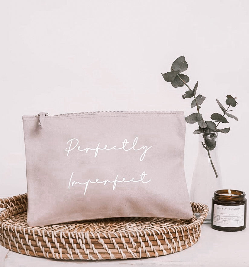 “Perfectly Imperfect” Accessory Bag