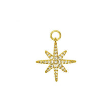 Load image into Gallery viewer, Northern Star Charm - Gold
